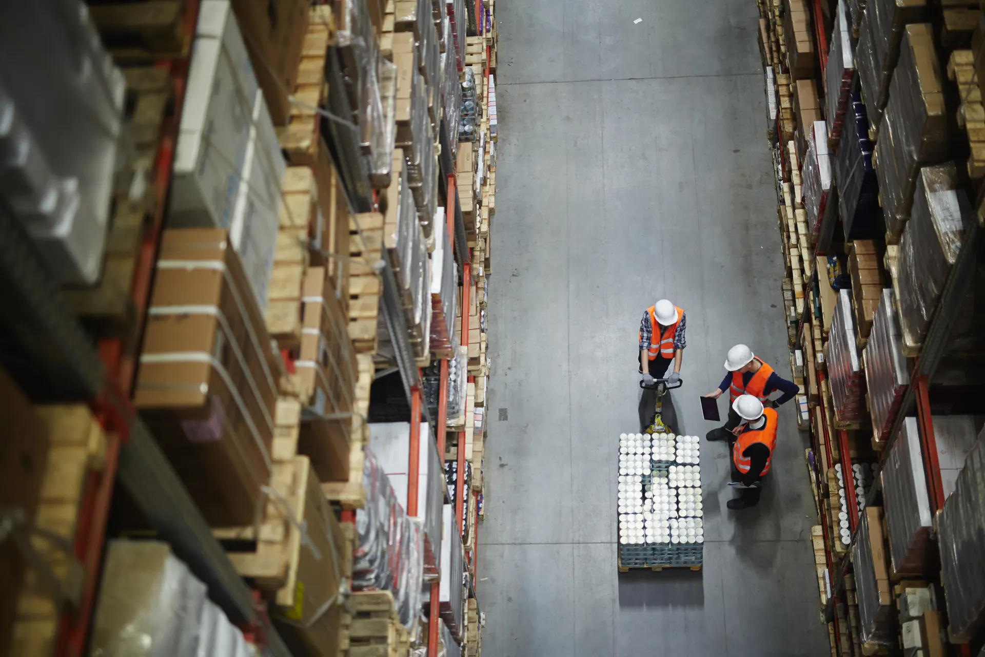 Distribution center operations team
